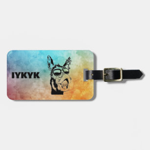 Para Maletas IYKYK Donkey Etiqueta