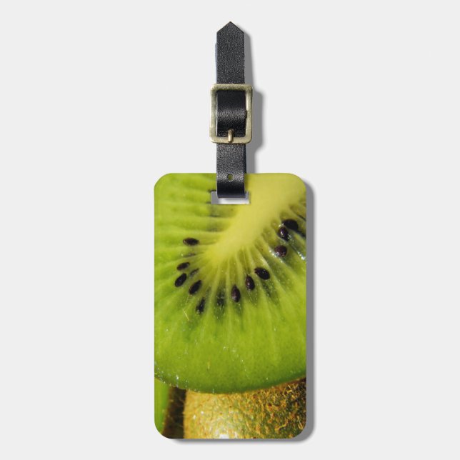 Para Maletas Juicy Kiwi Etiqueta del equipaje de frutas (Frente Vertical)