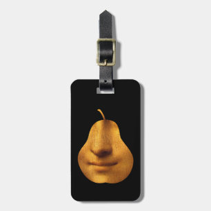 Para Maletas La etiqueta de equipaje sonriente de la Mona Lisa