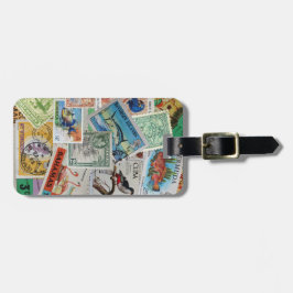 Para Maletas La isla del vintage sella la etiqueta del bolso