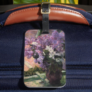 Para Maletas Lilacs en una ventana Etiqueta de equipaje Mary