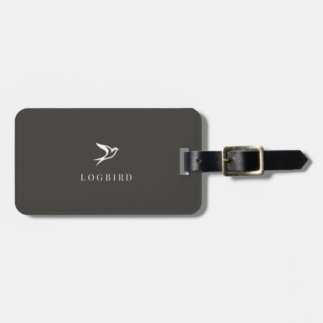 Para Maletas LOGBIRD — Etiqueta de Equipaje (Frente Horizontal)