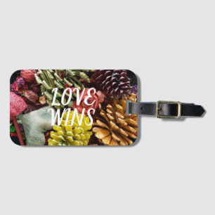 Para Maletas Love Wins Autumn Cones Lumaletas Etiqueta