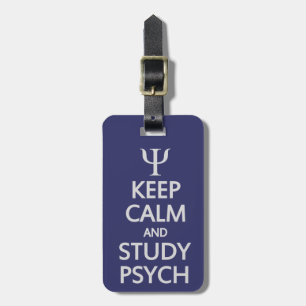 Para Maletas Mantener la calma y estudiar Etiqueta del equipaje