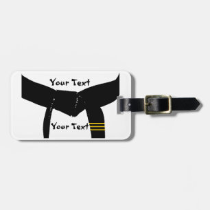 Para Maletas Martial Arts 3° Grado Black Belt Gear Bag Etiqueta
