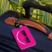 Maullidos Personalizar etiqueta de equipaje 