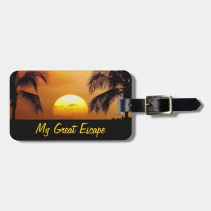 Para Maletas Mi gran etiqueta de equipaje de escape