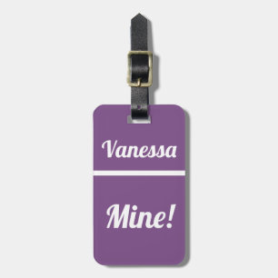 Para Maletas Mina personalizada Graciosa etiqueta de equipaje
