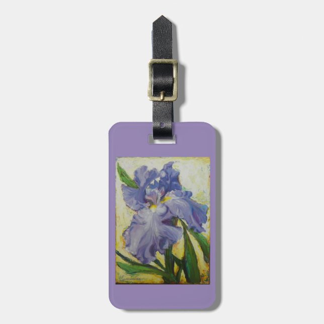 Para Maletas Monedero del equipaje del iris o etiqueta púrpura (Frente Vertical)