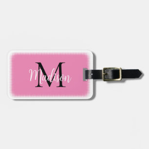 Para Maletas Monograma Nombre personalizado inicial Etiqueta de