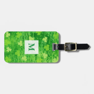 Para Maletas Monograma Shamrock - Etiqueta de equipaje del Pers