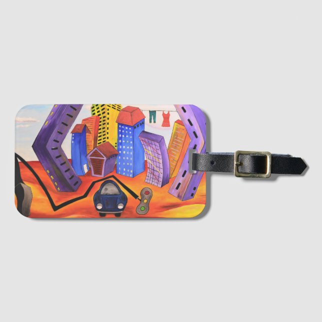 Para Maletas No olvides la etiqueta de equipaje lavado (Anverso horizontal)