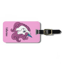 Nombre y color personalizados Etiqueta de equipaje