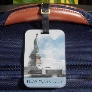 Para Maletas NYC Estatua de la Libertad y etiqueta de equipaje