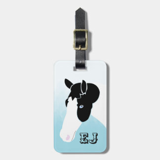 Para Maletas Paint Horse Equestrier Personalizado Etiqueta de e