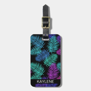 Para Maletas Palm tropical deja etiqueta de equipaje personaliz