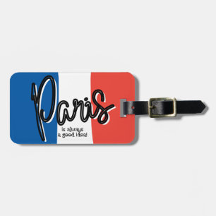 Para Maletas París siempre es una buena idea Etiqueta de equipa