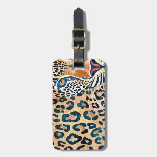 Para Maletas Personaliza la etiqueta de equipaje de Leopardo y