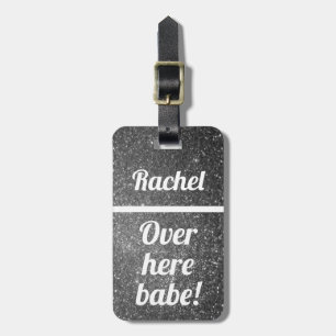 Para Maletas Personalizado aquí nena Graciosa etiqueta de equ