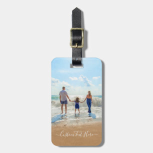 Para Maletas Personalizado Fotograma Etiqueta de equipaje de te