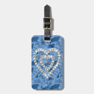 Para Maletas Personalizado Lía en Vivo Amor Diamante Etiqueta d