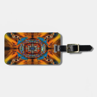 Para Maletas Personalizado Mystic Fractal Lumaletas Etiqueta