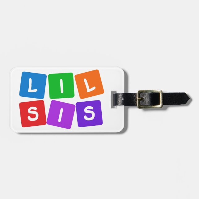 Para Maletas Poca etiqueta de encargo del equipaje del SIS (Frente Horizontal)