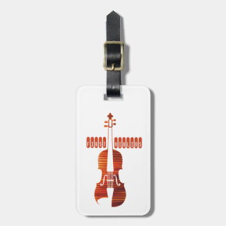 Para Maletas Primera etiqueta del equipaje de los violines