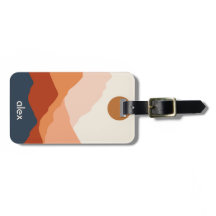 Resumen Desierto Desierto Sunset Acrílico Etiqueta