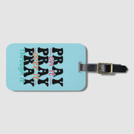 Para Maletas Reza la etiqueta del equipaje