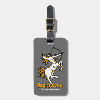 Para Maletas Sagittarius La etiqueta del equipaje del horoscopi