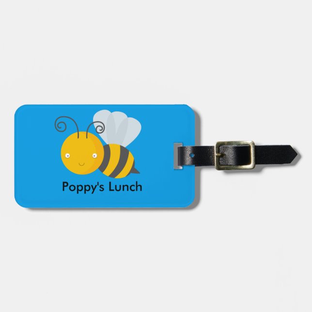 Para Maletas Sol la etiqueta de la abeja (Frente Horizontal)
