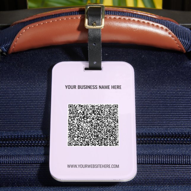 Para Maletas Su código QR Personalizado Etiqueta de equipaje de (Anverso In situ 2)