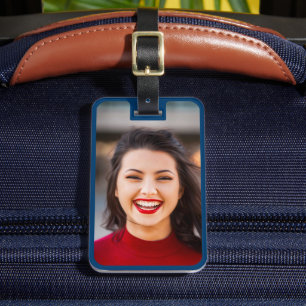 Para Maletas Su etiqueta de viaje fotográfico e informativo
