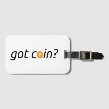 “¿tienes moneda?” Bitcoin BTC | Etiqueta de equipa