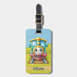 Para Maletas Tren Colorido Mono Etiqueta de Equipaje