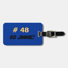 Para Maletas Va la etiqueta del equipaje de Jimmie