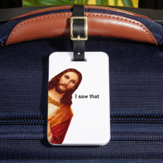 Para Maletas Vi La Etiqueta De Viaje Del Equipaje De Jesús