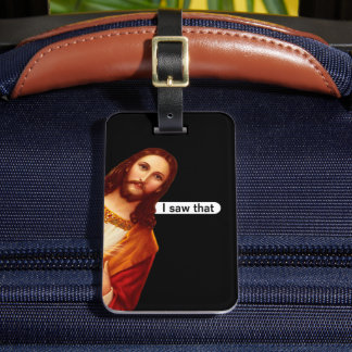 Para Maletas Vi La Etiqueta De Viaje Del Equipaje De Jesús