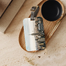 Para Maletas Watercolor NYC Viaje Destino Etiqueta de equipaje