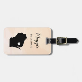 Para Maletas Wisconsin Mapa Etiqueta del equipaje, Bienvenida d