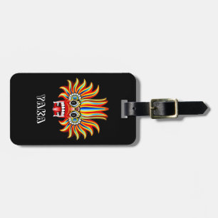 Para Maletas Yaka (Demonio de Sri Lanka) diseño Etiqueta del eq