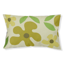 Cama de mascota de camuflaje de flores