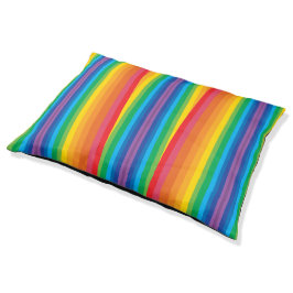 Para Mascotas Cama Mascota Retro Rainbows (2 tamaños)