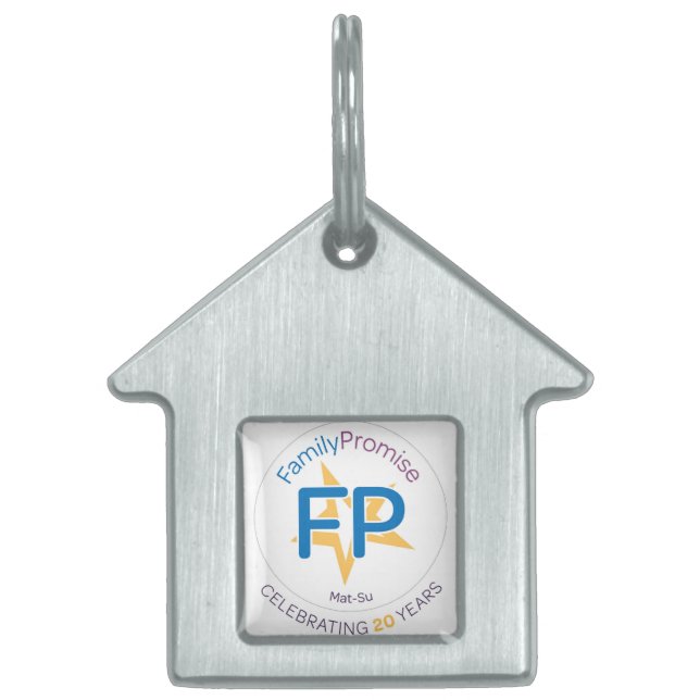 Para Mascotas Casa de la Placa de Perro (Frente)