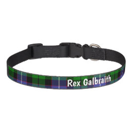 Para Mascotas Clan Galbraith Tartan Dog Collar