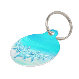 Para Mascotas Estrellas de mar de la placa de identificación