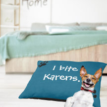Perro mascota "Muerdo a Karens" divertida cama per