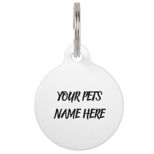 Para Mascotas placa de identificación