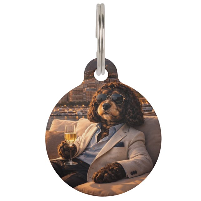 Para Mascotas Placa de identificación de perro Cockapoo de lujo  (Anverso)